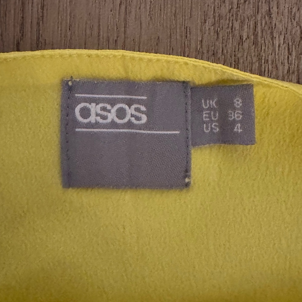 ASOS Yellow Button-Down Dress - Picture 7 of 7